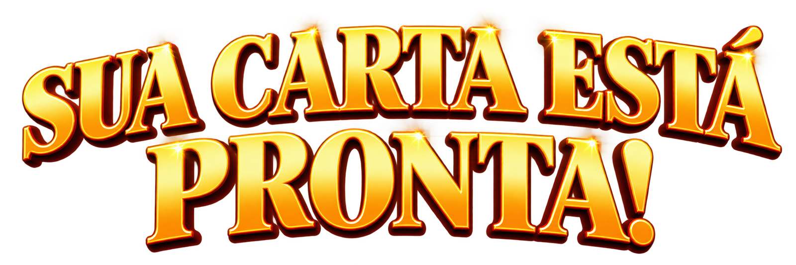 Sua carta está pronta!